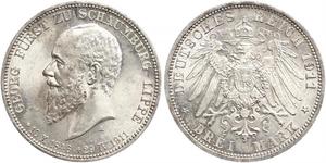 3 Mark Impero tedesco (1871-1918) Argento 