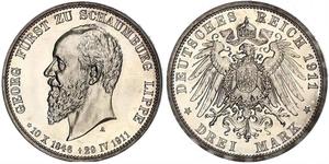 3 Mark Impero tedesco (1871-1918) Argento 