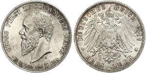 3 Mark Impero tedesco (1871-1918) Argento 