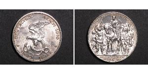 3 Mark Regno di Prussia (1701-1918) Argento 
