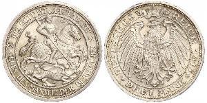 3 Mark Regno di Prussia (1701-1918) Argento Wilhelm II, German Emperor (1859-1941)