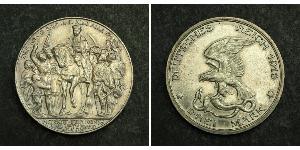 3 Mark Regno di Prussia (1701-1918) Argento 