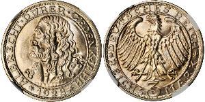 3 Mark Repubblica di Weimar (1918-1933) Argento 