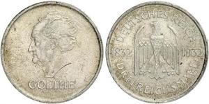 3 Mark Repubblica di Weimar (1918-1933) Argento 