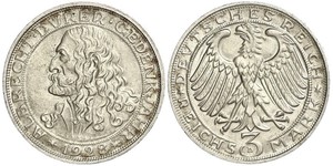 3 Mark Repubblica di Weimar (1918-1933) Argento 