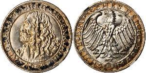 3 Mark Repubblica di Weimar (1918-1933) Argento 