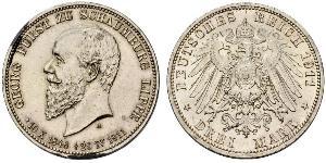 3 Mark Imperio alemán (1871-1918) Plata 