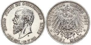3 Mark Imperio alemán (1871-1918) Plata 