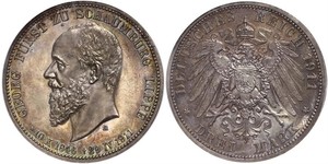 3 Mark Imperio alemán (1871-1918) Plata 