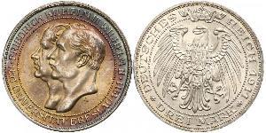 3 Mark Reino de Prusia (1701-1918) Plata Federico Guillermo III de Prusia (1770 -1840)