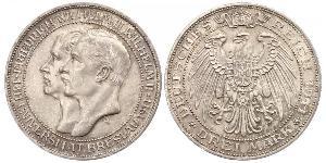 3 Mark Reino de Prusia (1701-1918) Plata Federico Guillermo III de Prusia (1770 -1840)