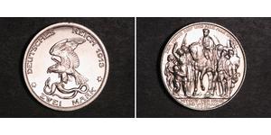 3 Mark Reino de Prusia (1701-1918) Plata 