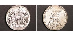 3 Mark Reino de Prusia (1701-1918) Plata 