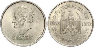 3 Mark República de Weimar (1918-1933) Plata 