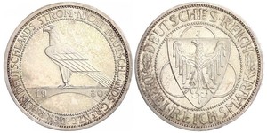 3 Mark República de Weimar (1918-1933) Plata 