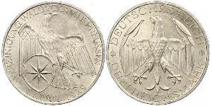 3 Mark República de Weimar (1918-1933) Plata 