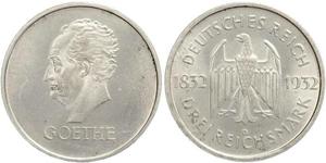 3 Mark República de Weimar (1918-1933) Plata 