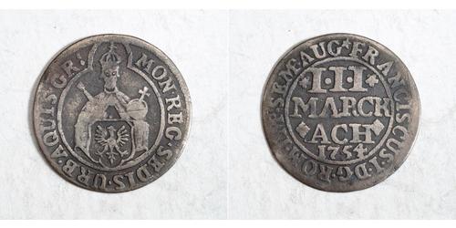 3 Mark States of Germany Plata 