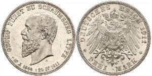 3 Mark Deutsches Kaiserreich (1871-1918) Silber 