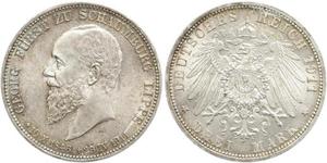 3 Mark Deutsches Kaiserreich (1871-1918) Silber 