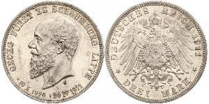 3 Mark Deutsches Kaiserreich (1871-1918) Silber 