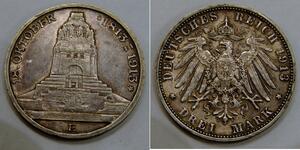 3 Mark Deutschland Silber 