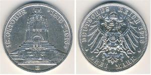 3 Mark Deutschland Silber 