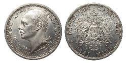 3 Mark Königreich Preußen (1701-1918) Silber 