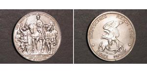 3 Mark Königreich Preußen (1701-1918) Silber 