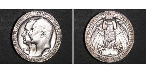 3 Mark Königreich Preußen (1701-1918) Silber Wilhelm II, German Emperor (1859-1941)