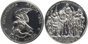 3 Mark Königreich Preußen (1701-1918) Silber 