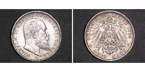 3 Mark Königreich Württemberg (1806-1918) Silber Wilhelm II, German Emperor (1859-1941)