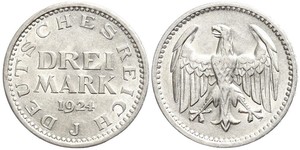 3 Mark Weimarer Republik (1918-1933) Silber 