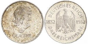 3 Mark Weimarer Republik (1918-1933) Silber 