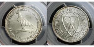 3 Mark Weimarer Republik (1918-1933) Silber 