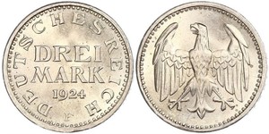 3 Mark Weimarer Republik (1918-1933) Silber 