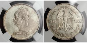 3 Mark Weimarer Republik (1918-1933) Silber 