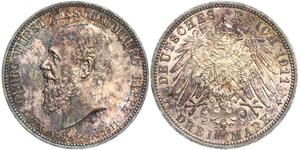 3 Mark German Empire (1871-1918) Silver 
