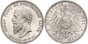 3 Mark German Empire (1871-1918) Silver 