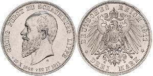 3 Mark German Empire (1871-1918) Silver 