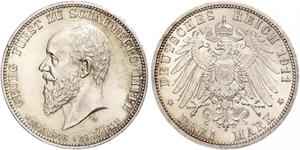 3 Mark German Empire (1871-1918) Silver 