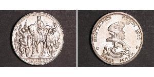 3 Mark Kingdom of Prussia (1701-1918) Silver 