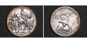 3 Mark Kingdom of Prussia (1701-1918) Silver 