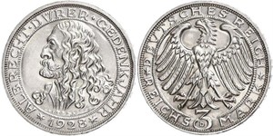 3 Mark Weimar Republic (1918-1933) Silver 