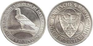 3 Mark Weimar Republic (1918-1933) Silver 