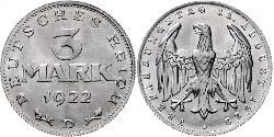 3 Марка Веймарська республіка (1918-1933) Алюміній 