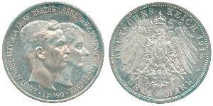 3 Mark null 銀 恩斯特·奧古斯特三世 (漢諾威) (1887 - 1953)