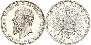 3 Mark 德意志帝國 (1871 - 1918) 銀 