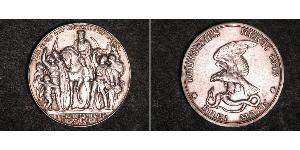 3 Mark 普魯士王國 (1701 - 1918) 銀 