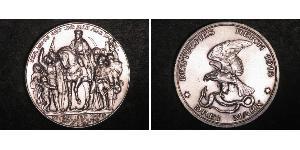 3 Mark 普魯士王國 (1701 - 1918) 銀 